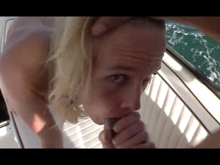 POV fucking the wife on the boat